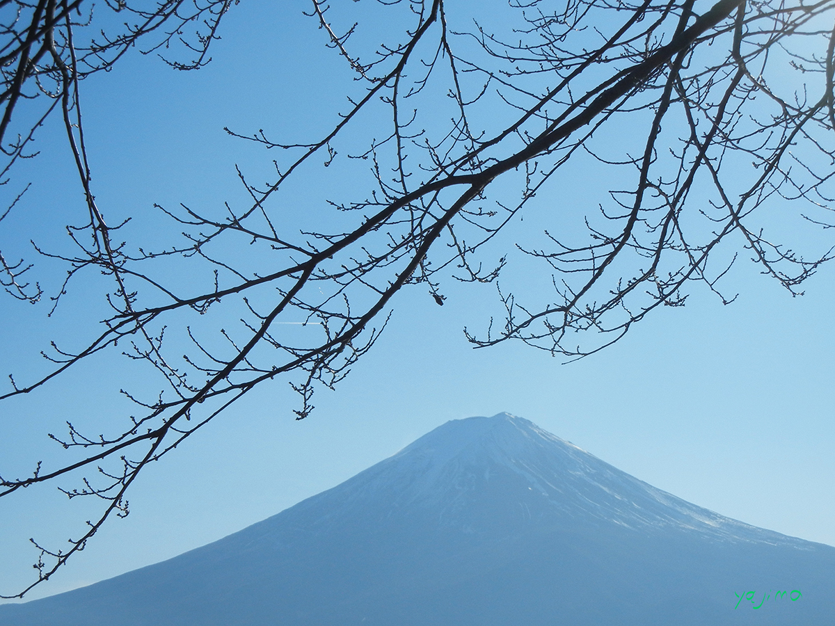 富士山、どーんと構えて誇らしげ。そこがカッコイイ。「わたしの器量はわたしの尺度で」と宣しているような。写真は山梨県・河口湖で撮影しました。自分らしくを応援するサイト「I thinkでいこう」より。矢嶋剛が著作・制作・運営をしています。